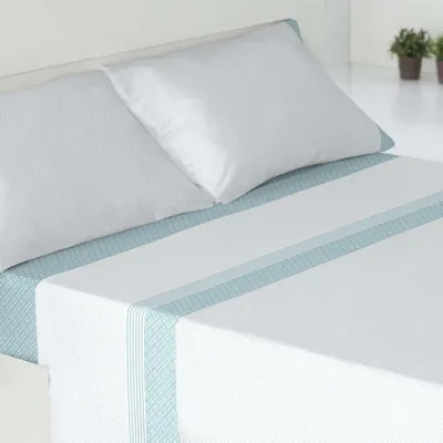 Conjunto de cama MIMOCASA de 3 piezas - Microfibra de poliéster cepillada, Húefa ajustable 90 x 190 cm, Sábanas superiores 160 x 260 cm y 2 fundas de almohada