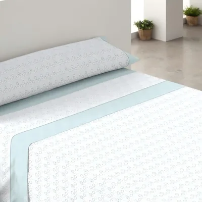 Conjunto de cama MIMOCASA de 3 piezas - Microfibra de poliéster, sábana ajustada 150 x 190 cm, hoja superior 230 x 260 cm y almohada