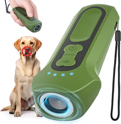 Holercoco Anti-Bell Gerät für Hunde, Ultraschall-Anti-Bell-Gerät, Tragbares Stopp-Bellen-Gerät für Hunde, sicher und human, 65 Fuß Reichweite