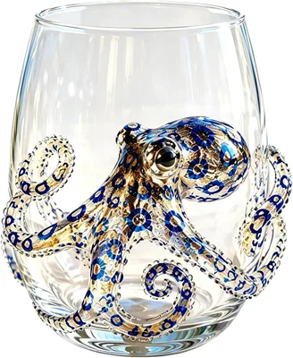 Artisanal Blue Ringed Octopus Glassware Best Deal