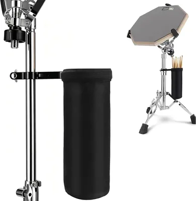 Drum Stick Holder Bag - Up to 10 Pairs Drum Sticks Organizer