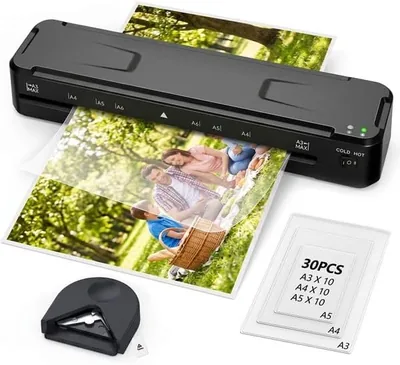 Topika A3 Lamination Laminator Machine - Fast Warm-Up for Hot & Cold