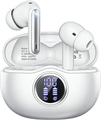 HiFi Wireless Earbuds ENC Noise Canceling IPX7 Waterproof