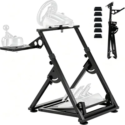 QINJIAMY Foldable Racing Steering Wheel Stand Best Deal