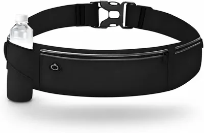 Slim Stretchy Running Belt Waist Bag - Mineral Water Pocket