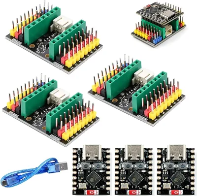 3 szt. płytek ESP32-C3 MINI, kompaktowy mikrokontroler z WiFi i Bluetooth