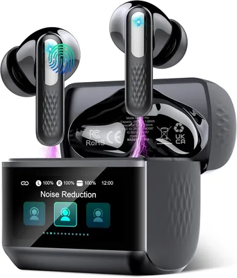 ZYHKON Wireless Earbuds Bluetooth 5.4 ANC Headphones