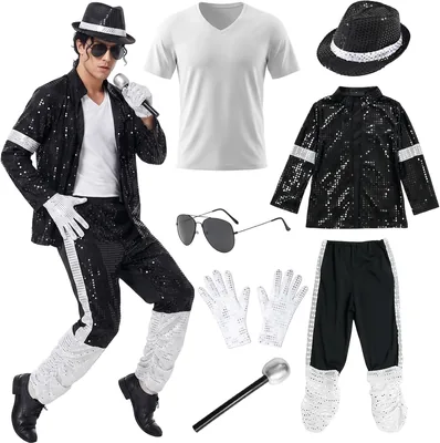 80s Disco Costume Jacket Pants Set Best Deal