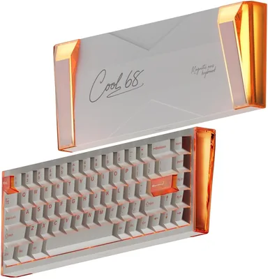 DAREU COOL68 Gaming Keyboard - Blazing Orange Best Deal