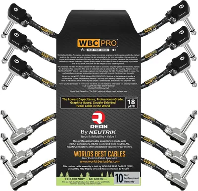 WBC-PRO-Pedal Patch Cable - 6 x 6 Inch (22 AWG)