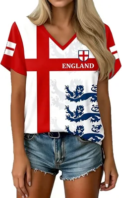 England Football Shirt Women's Top Best Deal