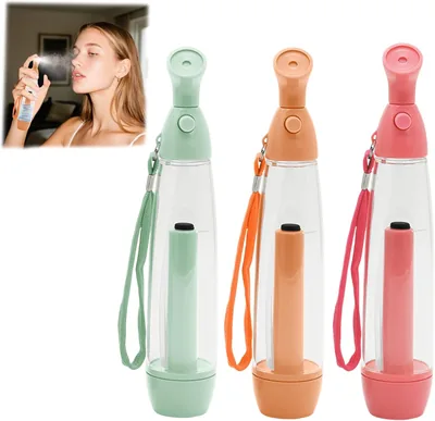 Pack de 3 Vaporisateurs Manuels, Pulvérisateurs d'Eau Portables pour Plage, Mist, Idéal