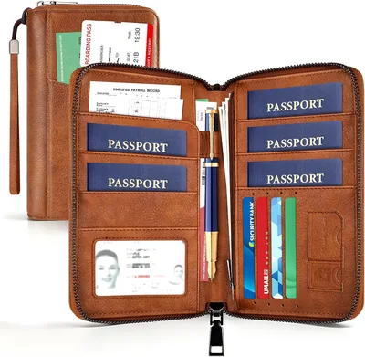 Wish Family Passport Holder RFID Travel Wallet