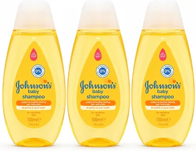 Johnson's Baby Shampoo 70% Off - 3 x 100ml Travel Size