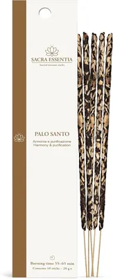 Sacra Essentia Incensi di Palo Santo Naturali Organici Certificati | Legno Vero, Senza Fragranze Sintetiche - Risparmia il 47%