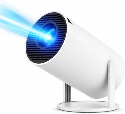 Mini Projetor HY300 Portátil 5G Wi-Fi 6 Bluetooth 5.0 Android 11 4K Full HD 1080p 8000 Lumens LED Rotação 180° Auto Correção Best Deal