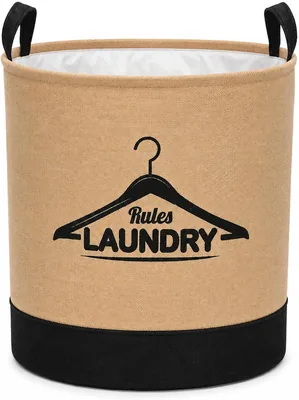 Jute Laundry Basket Large Foldable Washing Hamper - Best Deal