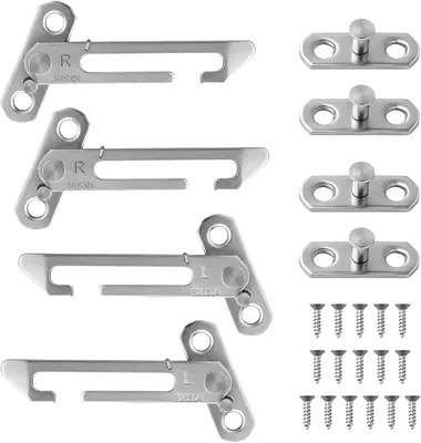 4 Pcs Window Restrictors Stainless Steel - 7% Off