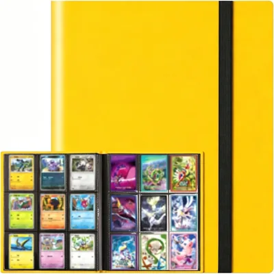 9 Pocket Trading Card Binder - MTG Baseball Football Collection Book Best Deal