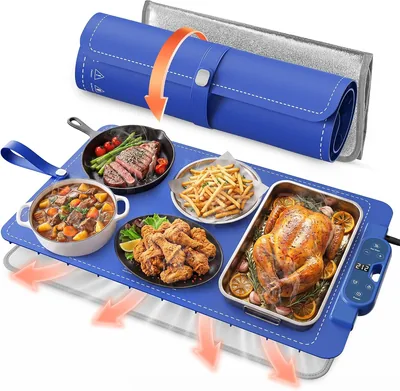 FJAU Warming Mat Extra Large 26"x15", 7 Heat Levels