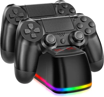 NBGame PS4 Controller Charger Dock with LED