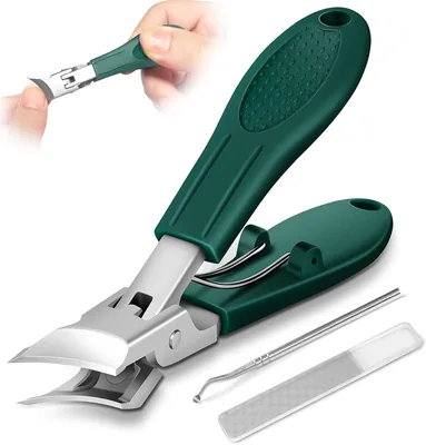 Stainless Steel Angled Nail Clippers Set