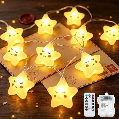 Luci a stringa CHENBOOW Star, 3 m Catena Luminosa a LED