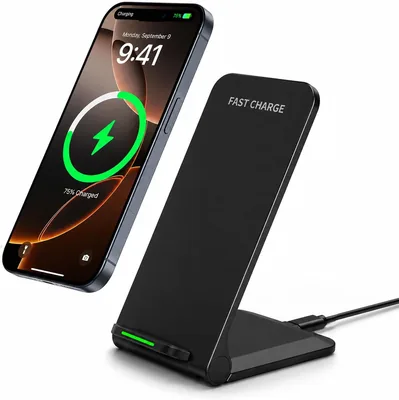 PTDHE 15W Wireless Charger Stand - Best Deal