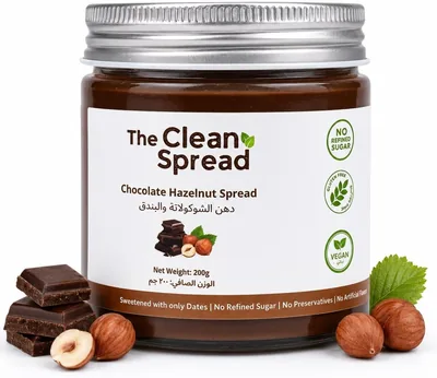 Clean Spread Chocolate Hazelnut 200g - Plant Based Cocoa Delight