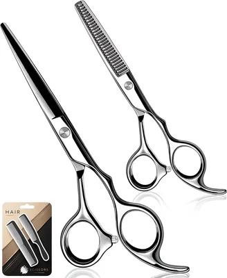 6.5" Professional Hair Cutting Scissors Set with Storage Case