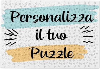 Woopers - Puzzle Personalizzato con Foto 120 Pezzi - 29x20 cm - Stampa HD - Regalo per Compleanno, Anniversario o Mamma
