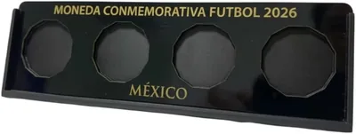 Exhibidor para Monedas Mundiales Generico | Base de Acrílico | Porta Monedas de 20 Pesos *NO Incluidas* Best Deal
