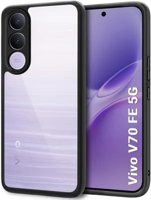 غطاء هاتف ديل 3 موبيلاك شفاف للهاتف Vivo V70 FE، مقاوم لصدمات عسكرية، مضاد للتعتيم، غطاء حامي رفيع
