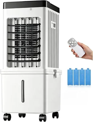 Calefaction 3 en 1 avec humidificateur, ventilateur et fonction d'oscillation, 15 L, 3 vitesses, 3 modes, télécommande, meilleur prix