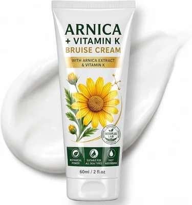 Arnica Bruise Cream, Vitamin K Cream for Bruises