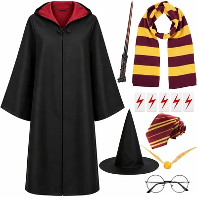 Wizard Costume Accessories Set - 8pcs Halloween