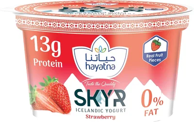 Hayatna SKYR Icelandic Yogurt Strawberry 0% Fat