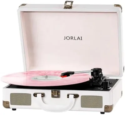 Vintage Record Player 1800mAh Battery Bluetooth Speaker - 15% Off