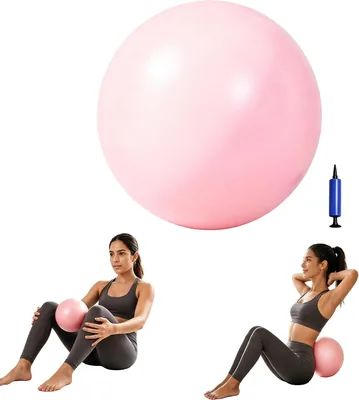 Pelota Pilates Anti-Pinchazos de 25cm para Yoga, Entrenamiento de Equilibrio y Fuerza del Núcleo