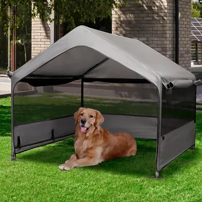 WYI Extra Large Dog House Canopy - 3S Breathable Mesh