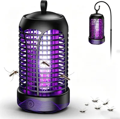 Lampada Repellente per Zanzare Elettrica per Casa, Giardino, Interni ed Esterni, Campeggio, Farfalle, Moscati, Insetti - 20 W