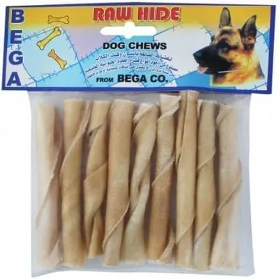 عُلبة BEGA Munchy Twisted 10 عصي للكلاب - علاجات أسنان طبيعية ومزودة بتقنية إزالة الترسبات وصحّة اللثة