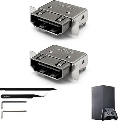 Xbox Series X HDMI Port Replacement Kit (2 Pack), Radio Frequency Safe - Best Deal