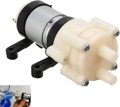 ضخ الأنابيب المرن من بوليفيا، مضخة مياه 6V-12V DC صغيرة، معدل تدفق 1.5-2L/دقيقة، 9x4x3.5 سم مضادة للصدمات وسيليكون