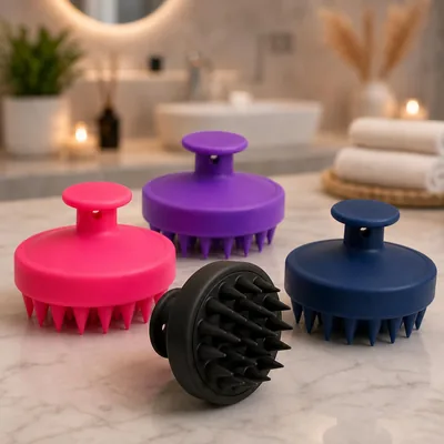 Escova Massageadora Capilar em Silicone para Couro Cabeludo | Melhor Preço Amazon - Comparar e Economizar Agora
