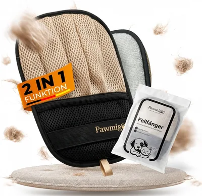 Pawmigoo Haarentferner für Haustiere, Katzenhaare-Entferner Handschuh für Hunde, Katzen & Textilien | Wiederverwendbarer Sofa-Haarentferner für Kleidung und Teppich