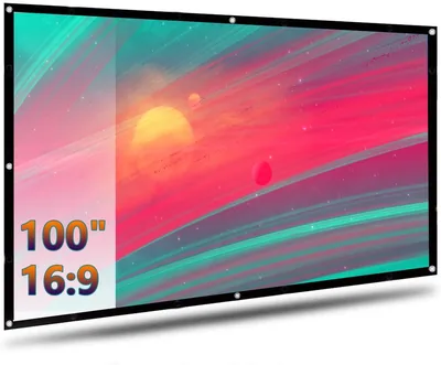 100 Inch Outdoor Projector Screen 23% Off