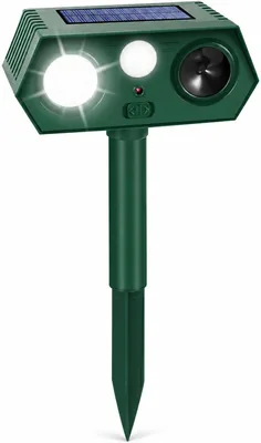 猫よけ 超音波 動物撃退器 【2025アップグレード版】 緑 (グリーン) - ベストプライス