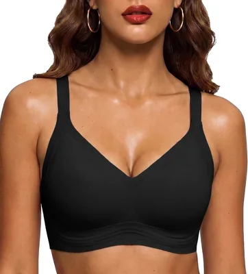 Soutien-gorge sans coutures Bresdk pour femme avec pads amovibles | Pads amovibles, bretelles réglables