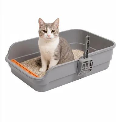 PaWz Large Cat Litter Tray with Scoop